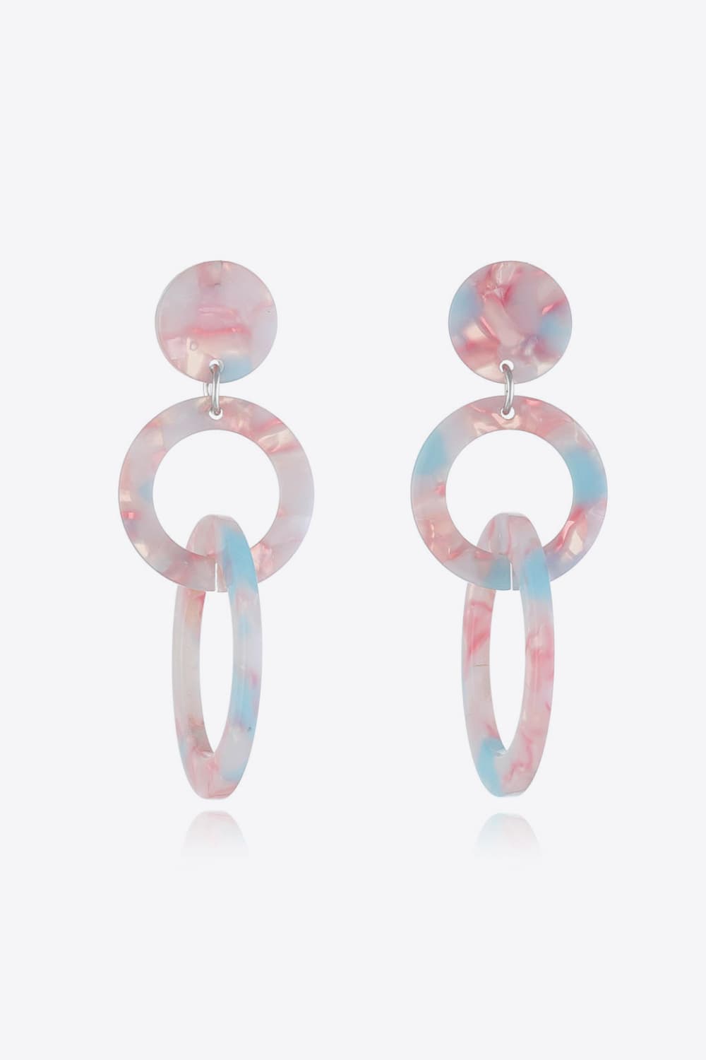 Acrylic Double-Hoop Earrings