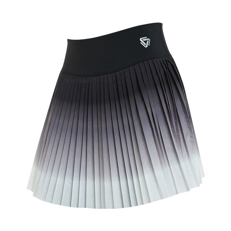 Women's Fashion Fake Two Pieces Anti-exposure Sports Short Skirt