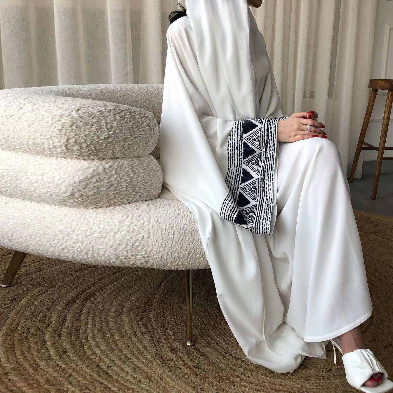 Women's Personalized Embroidered Fashion Robe