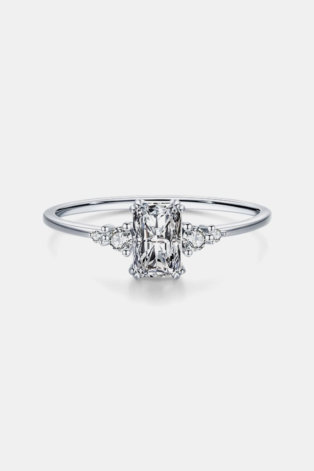 925 Sterling Silver Zircon Ring