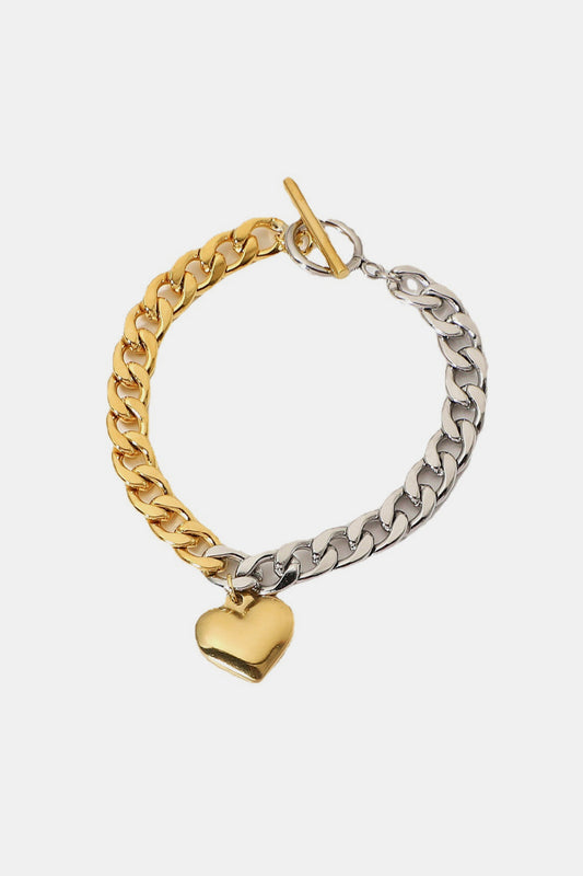 Ketten-Herz-Charm-Armband