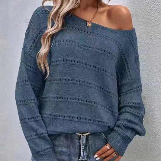 Women's Loose Slouchy Casual Knit Top