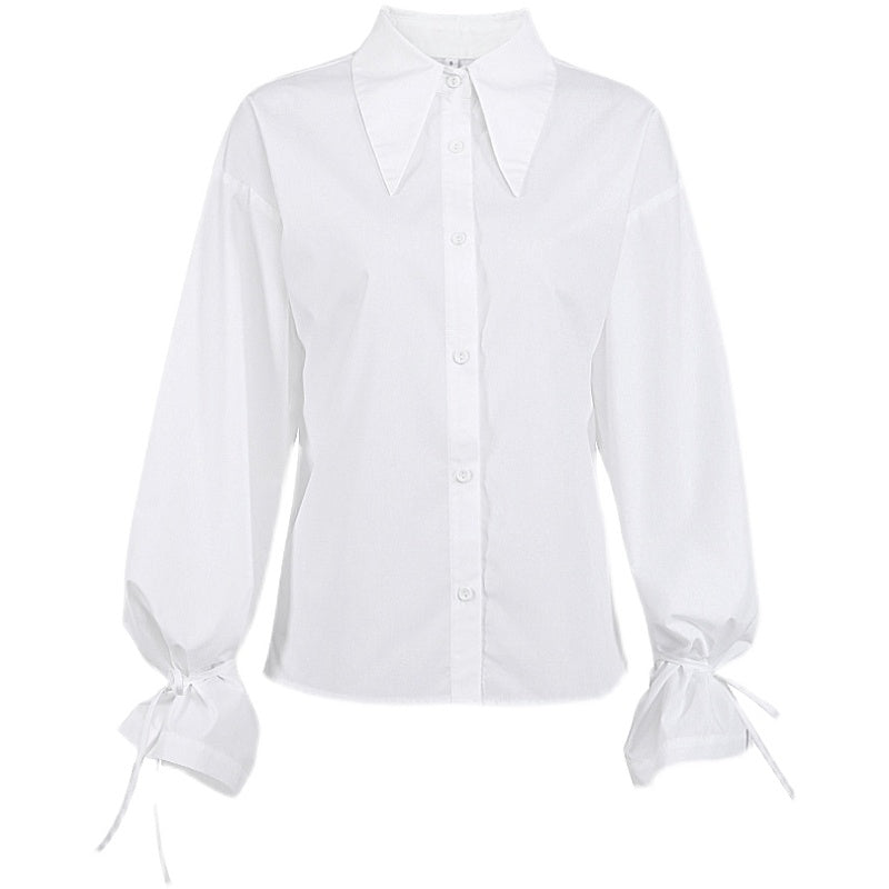 Autumn Fashion Top White Casual Blouse