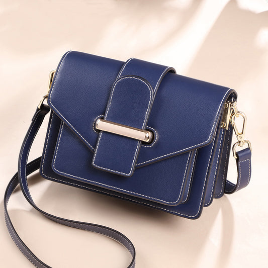 All-match Leather Shoulder Messenger Handbag