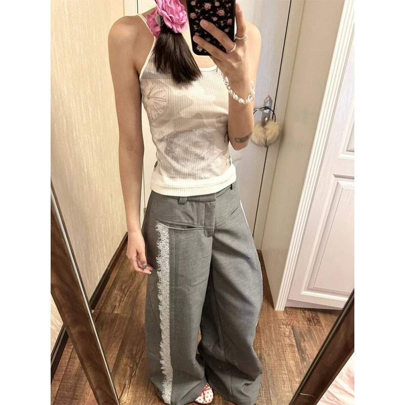 Fashion Personality American Retro Overalls Women