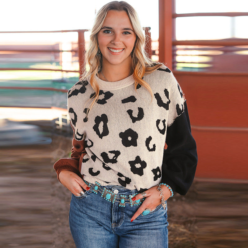 Otoño nuevo jersey de manga larga Top Mujer