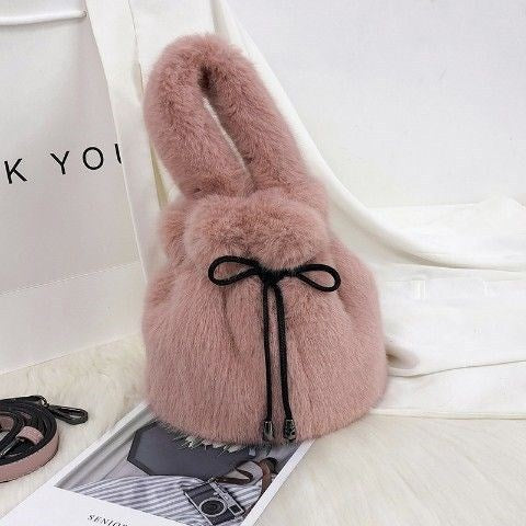 Autumn And Winter Foreign Style Furry Fashion Chain Shoulder Messenger Bag