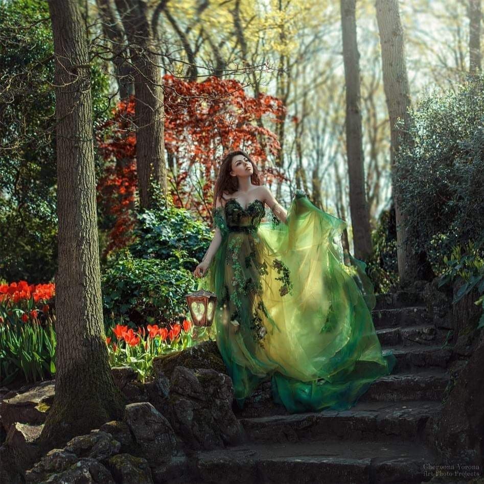 Vestido Mujer Verano Verde Esmeralda