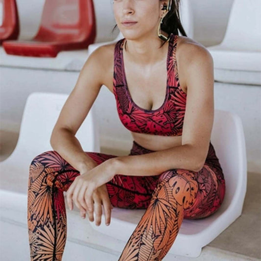 Damen Gepolsterter Sport-BH Fitness Workout Laufshirts Yoga-BH Athletische Tops