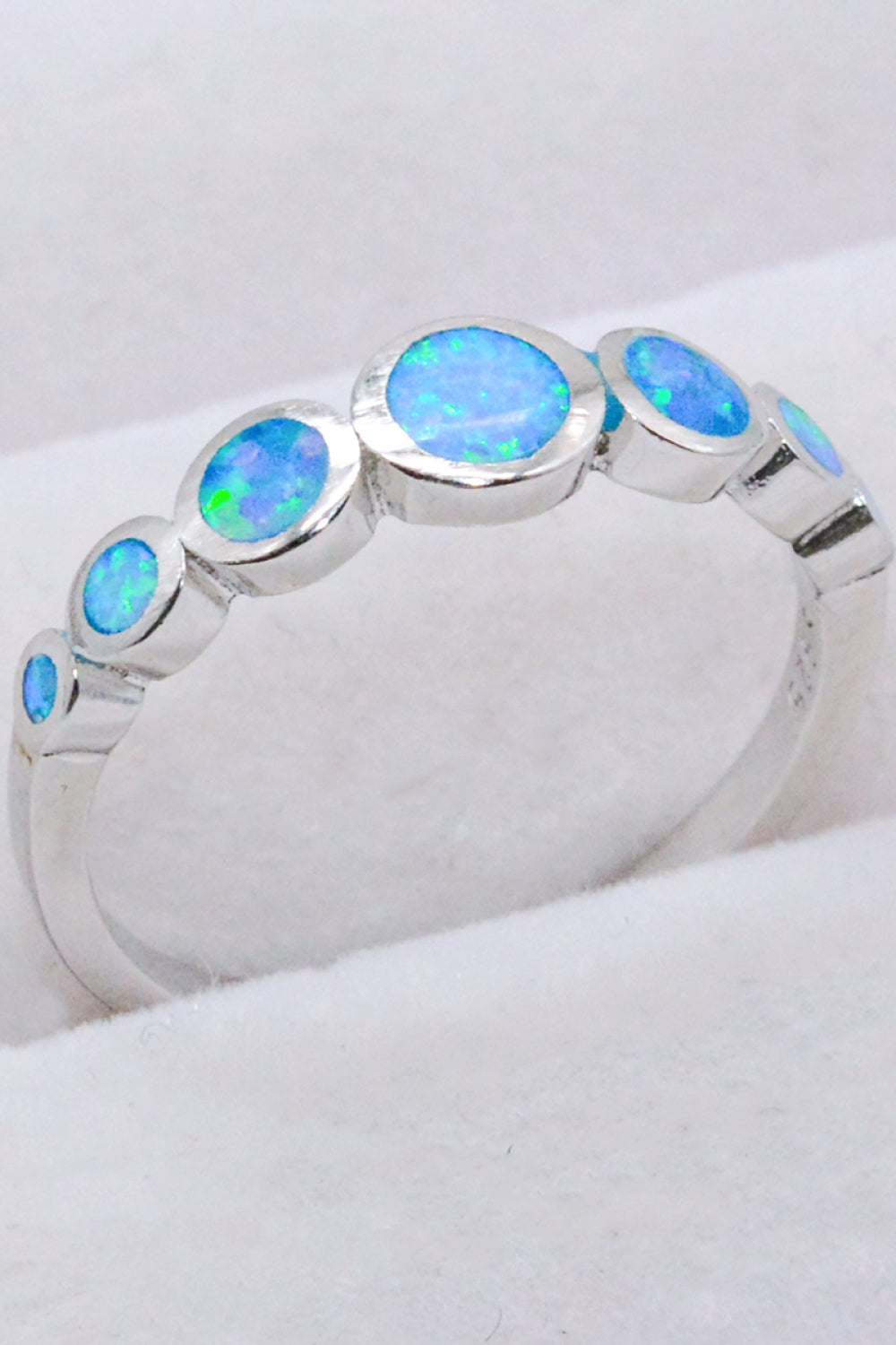 Multi-Opal-Ring aus 925er-Sterlingsilber