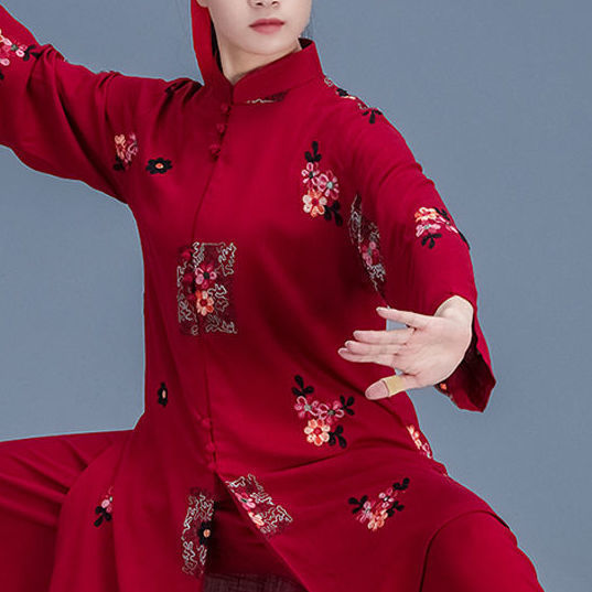 Tai Ji Anzug für Damen, chinesische Kampfkunst, Retro-Tang-Anzug, Oberteil