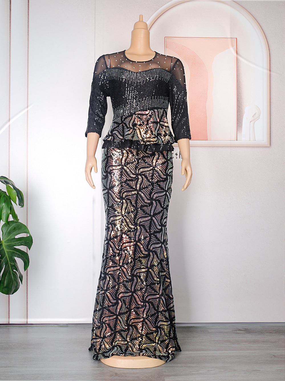 Women's Sequin Hot Diamond Fashionable Dress