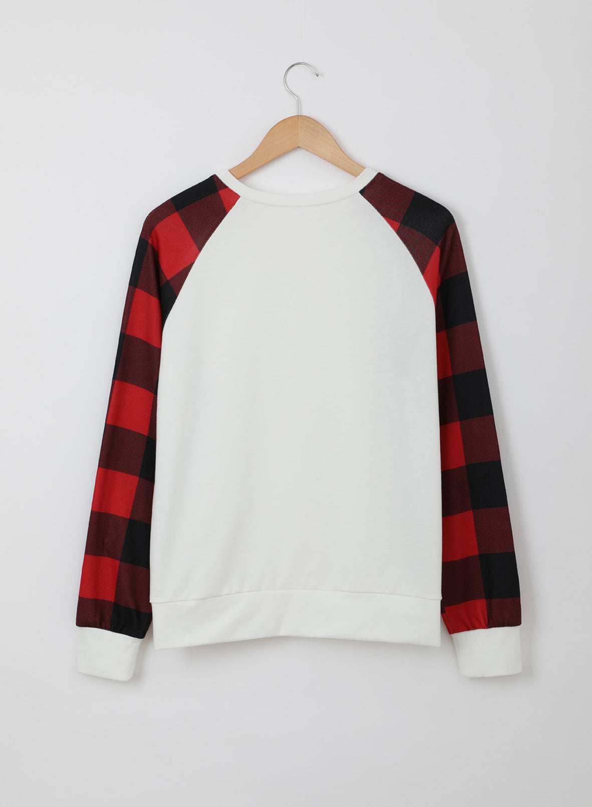 Christmas Buffalo Plaid Long Sleeve Sweatshirt