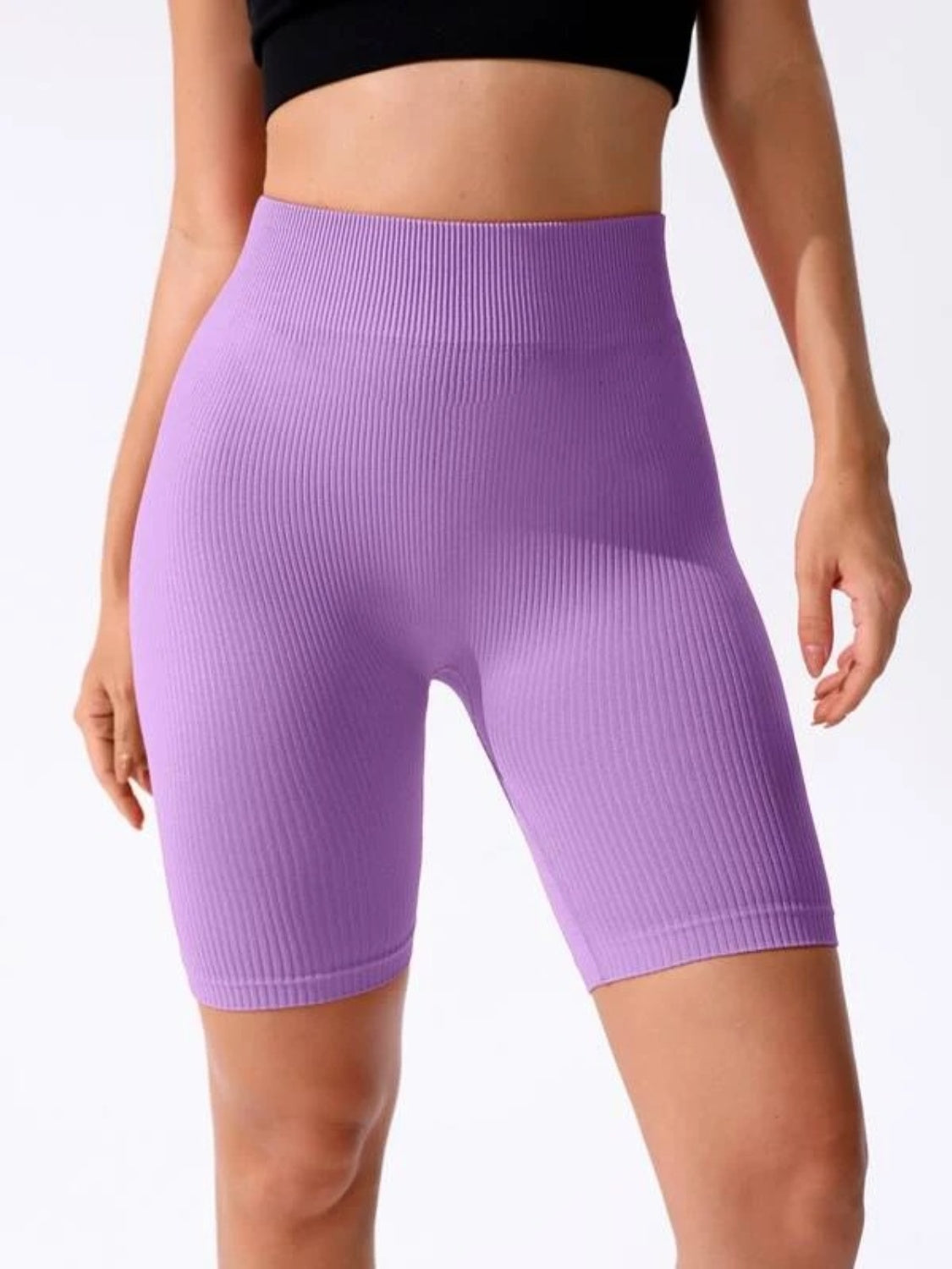 High Waist Active Shorts