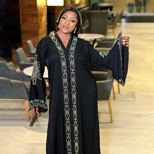 Ethnic Style Plus Size Dress Middle East Muslim Style Robe