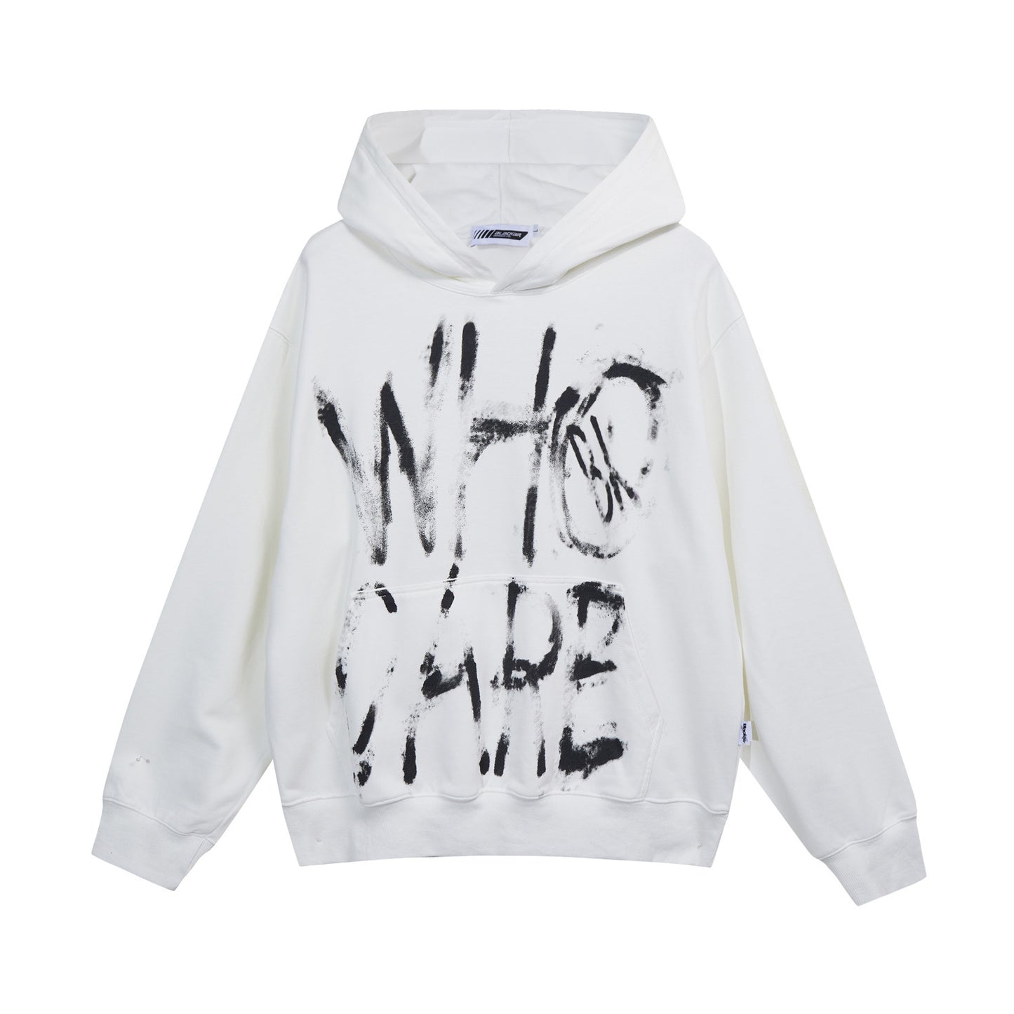 Tie-dyed Graffiti Top Loose All-match Long-sleeved Hooded Sweater