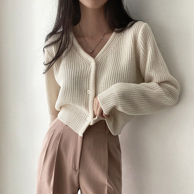 Women's Loose All-matching Lazy Knitted Cardigan