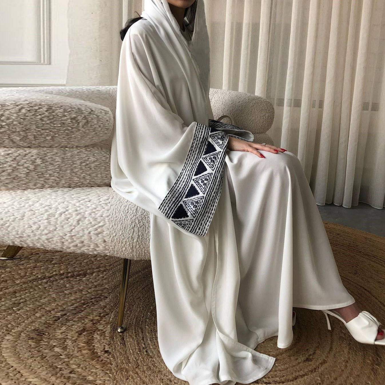 Women's Personalized Embroidered Fashion Robe