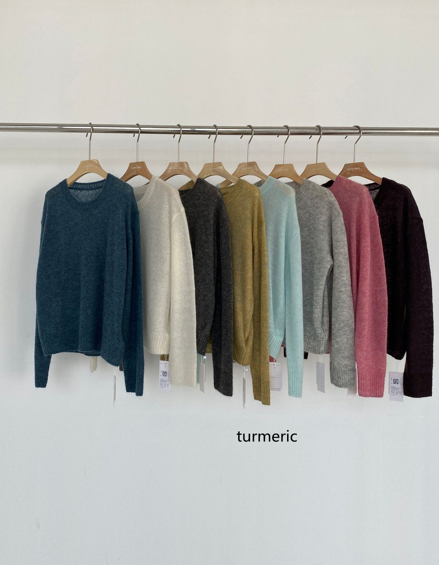 Women's Simple Wool Sweater Loose Knitted Mohair