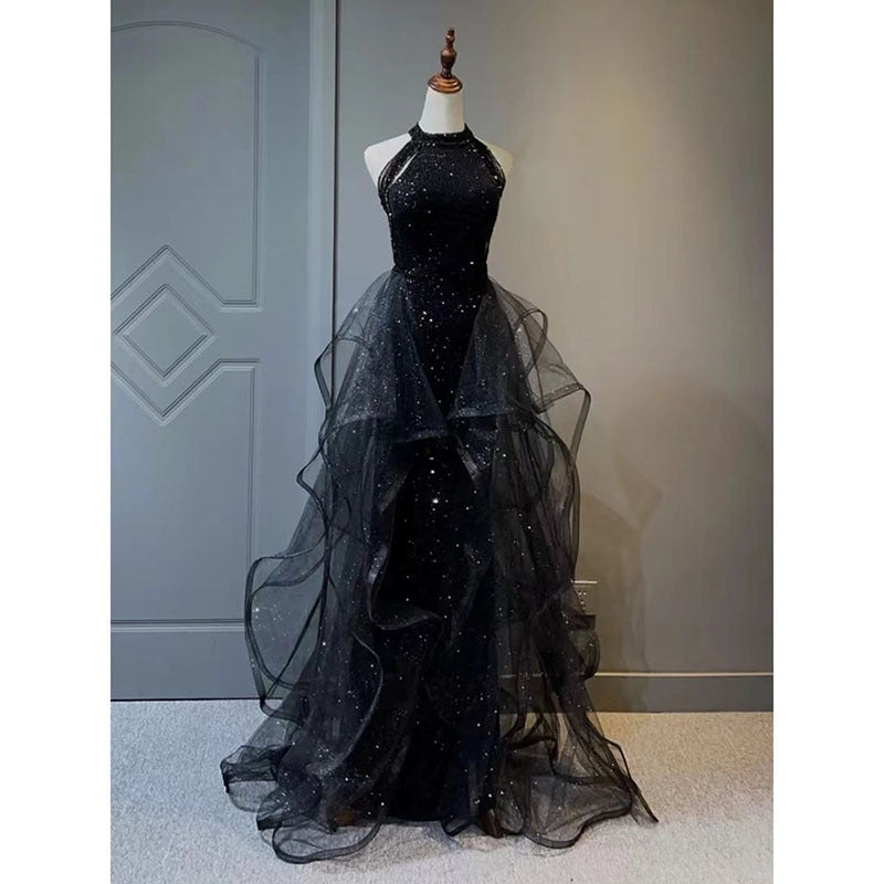 Schwarzes Abendkleid für Damen