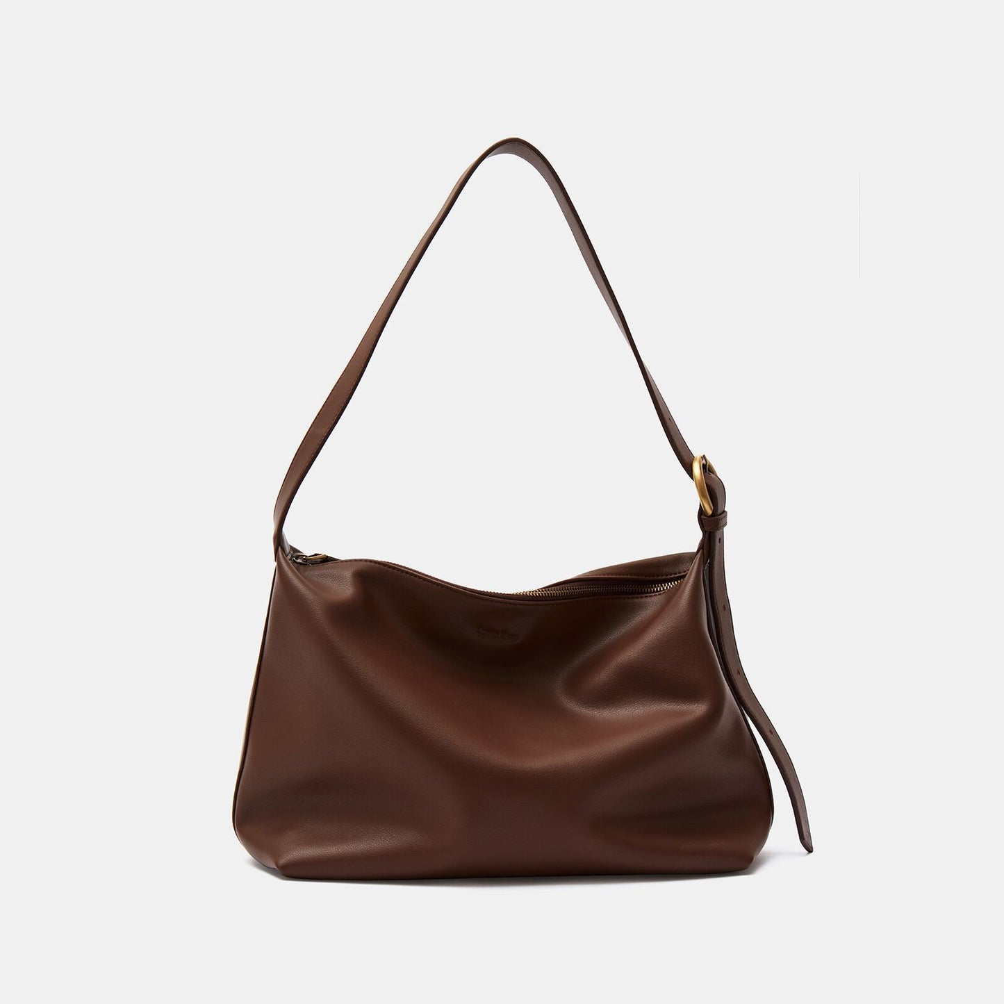 Bolso bandolera de gran capacidad de cuero genuino de primavera para mujer