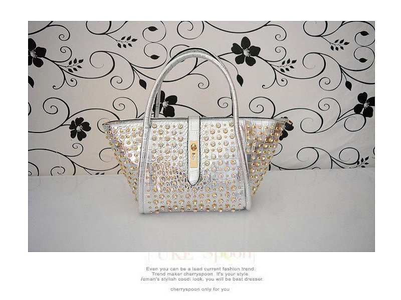 Diamond-studded Dumpling Bag Shoulder Messenger Lady Bag