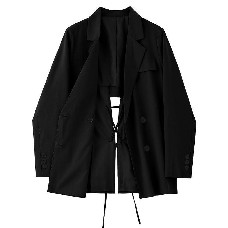 Spring Temperament Hong Kong Style Suit Coat