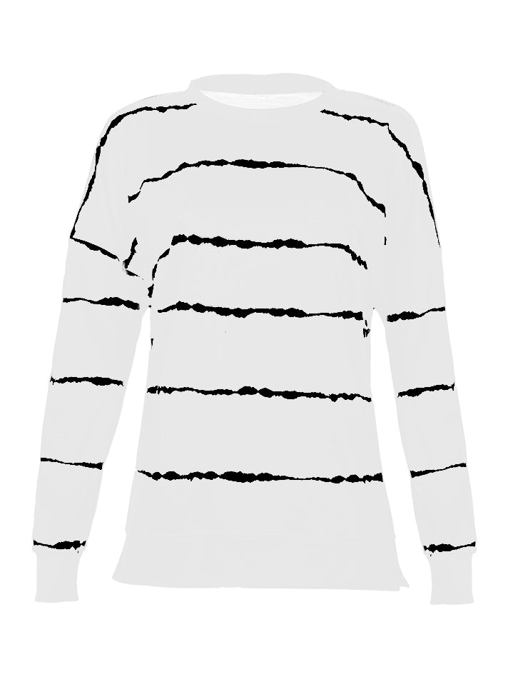 Striped Round Neck T-Shirt