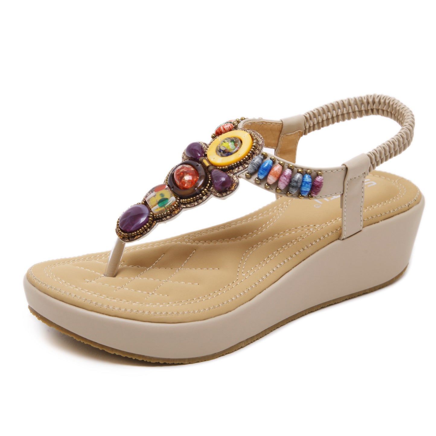 Sandalias estilo étnico para mujer estilo bohemio para playa