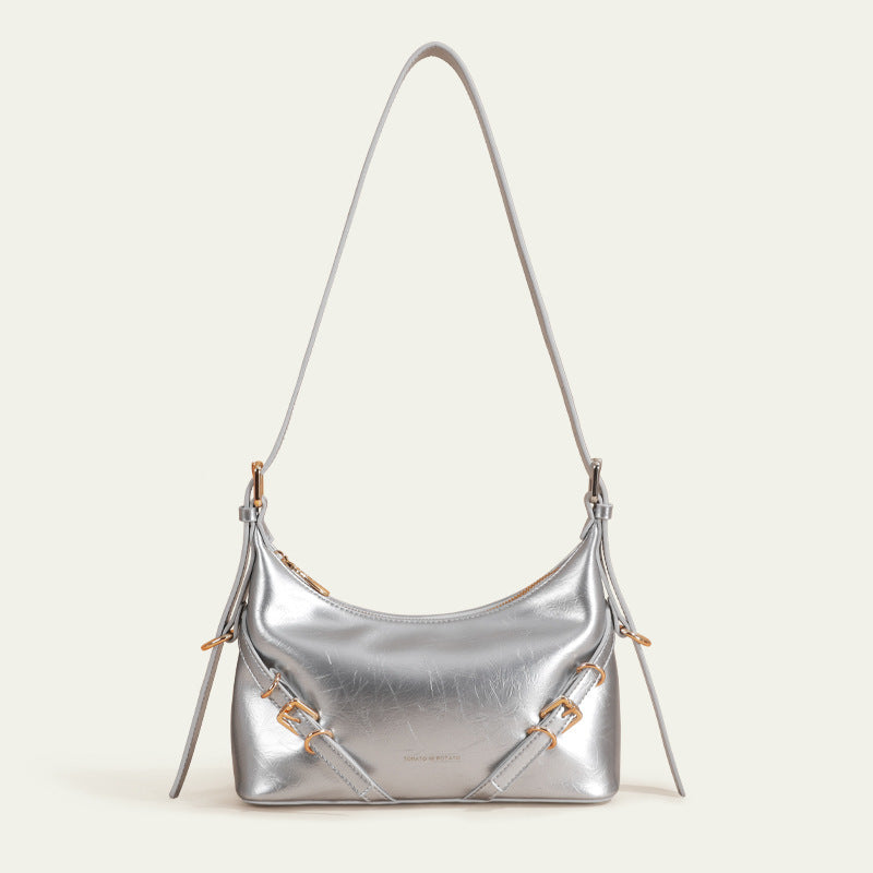 Bolso cruzado para mujer, estilo primaveral, combinable con todo, avanzado, exquisito