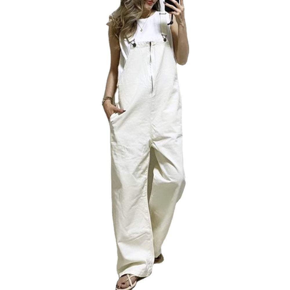 Damen-Freizeithosen, Overalls, Overall-Hosen