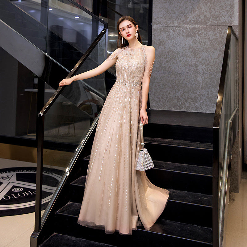 Evening Gown Female Banquet Temperament Host Fashion Formal Dress