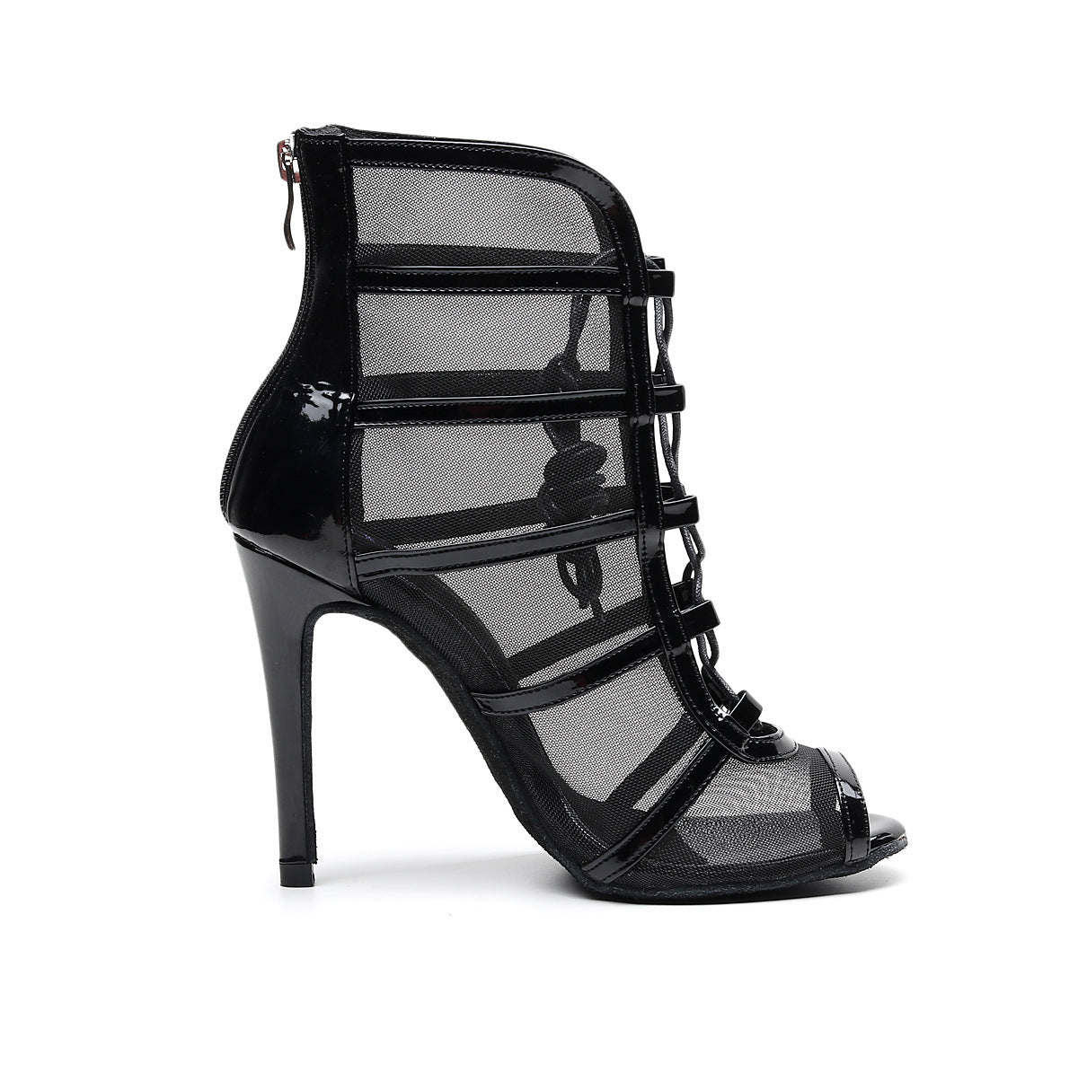 Schwarze Latin Dance High Heels