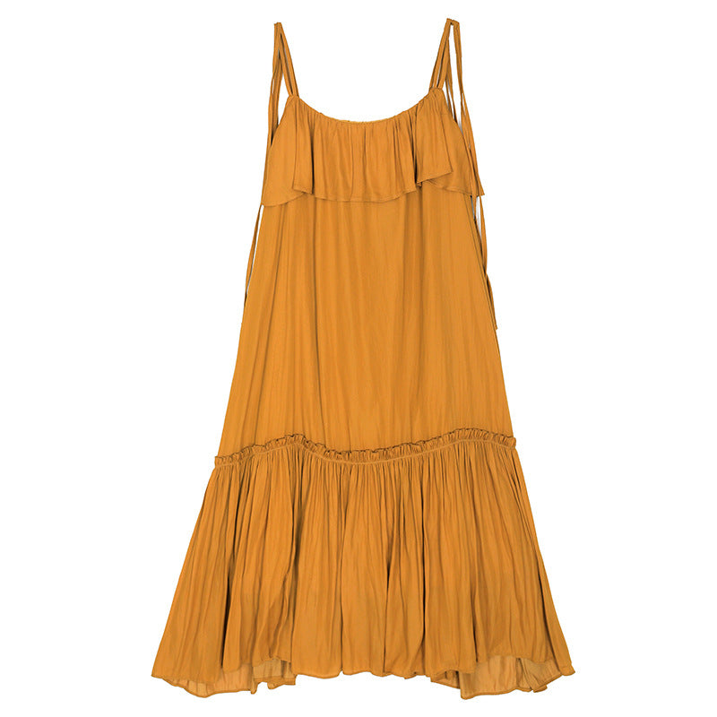 Women's Loose Bohemian Suspender Dress